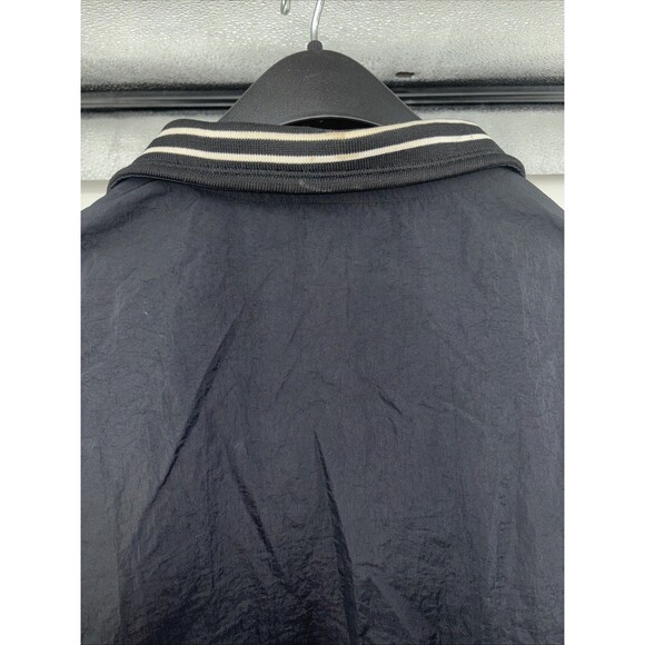 Vintage NIKE Jacket Black 1/4zip Green Spell out And Swoosh Men’s Size XL - Picture 14 of 14